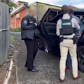 A man is set to front court today after Federal Police charged him with allegedly laundering $2.4 million of criminal cash through his construction business.