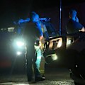 Police locked down streets as they surrounded a house in the Queensland town of Charleville for hours overnight.