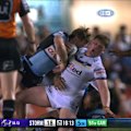 Addin Fonua-Blake is put on report for a hip-drop tackle against the Storm.