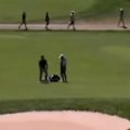 Alejandro Tosti’s caddie Cliff Ellis walks off and quits midway through the first round at the Biltmore Championship.