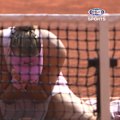 Mirra Andreeva defeats Maja Chwalińska in straight sets at the French Open.