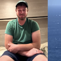 Jake Rosmarin, a US travel blogger, posted a tearful Instagram video from the ship on Monday.