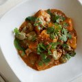 Pumpkin and broad bean coconut curry