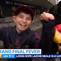 Fans heading to the MCG are packing brollies and ponchos as rain pummels Melbourne, but the weather won't stop fans getting in early to secure unreserved seats.