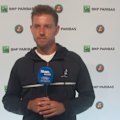 Australia's James Duckworth talks to Stan Sport's Chris Stubbs after going through to the second round at Roland-Garros. He is likely to meet the much hyped Rafael Jodar.