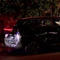 A three-hour pursuit across Logan, Ipswich, and Brisbane ended dramatically when an alleged stolen car’s tyres were spiked.
