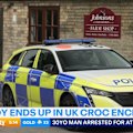 A man has been arrested in the UK after a boy was injured inside a zoo's crocodile enclosure.