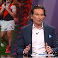 James Hird is bombarded with questions about his push to return as head coach of Essendon.