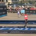 Peres Jepchirchir is the first woman home in the 2026 Sydney Marathon.