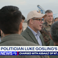 Solomon MP Luke Gosling has been charged with breaching his bail conditions after allegedly assaulting NT Administrator David Connolly.