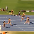 Teen sprint star Charlotte Ehioghae, 14, blitzes the field to win her 100m final.