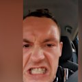 The 28-year-old is shown driving with his knees while drinking alcohol and not paying attention to the road.