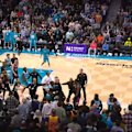 Players from the Detroit Pistons and Charlotte Hornets are ejected after a wild brawl in the NBA.