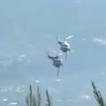 Two people were killed in the incident in Greece’s Attica region, where crews were fighting to contain a blaze.