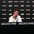 Nick Kyrgios and Thanasi Kokkinakis face the media after their first round doubles loss at the Australian Open.