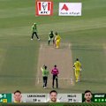 Marnus Labuschagne was starting to look dangerous when he was run out after a mix-up with Josh Inglis.