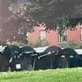 Law enforcement is responding after apparent gunshots were heard near the White House.