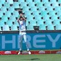 Marco Jansen helps remove Steve Smith with a juggling catch on the boundary.