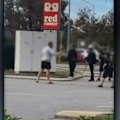 A teenager has been charged over a sickening alleged assault in a car park south of Perth, which left a 25-year-old man convulsing on the ground.