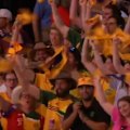 Australian fans take over Dallas as they prepare to cheer on the Socceroos ahead of Egypt.