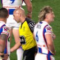 Ashley Klein has been dropped for the preliminary finals after the controversial ending between the Warriors and Knights.
