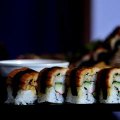 FOOD AND WINE: Restaurant review: Iori Japanese Restaurant, Deakin. Assortment of eel roll, grilled eel, unagi tamagotoji, uzaku and eel tempura with soy based dipping sauce.. 18th June 2013.Photo by MELISSA ADAMS of The Canberra Times..