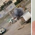 Video posted by President Volodymyr Zelensky showed the man being hunted down by a drone in the city of Kherson.