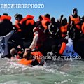 Footage has been captured showing a small boat rescue in the English Channel.