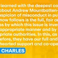 King Charles has issued statement over the arrest of his brother Andrew Mountbatten-Windsor, saying the 'law must take its course'.