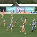 A former Port Adelaide AFL player has been suspended for uttering a homophobic slur in the SANFL.