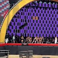 The stage fell apart on a rehearsal stage in the National Mall in Washington ahead of Donald Trump's Freedom250 celebrations marking the 250th anniversary of America.