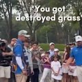 Polarising golf star Bryson DeChambeau is unhappy with the course at LIV Golf Mexico after hitting his ball over the green.