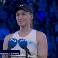 In her winner's speech, Elena Rybakina delivers a gracious series of thank-yous, balancing her personal triumph with respect for her opponent and her supporters.