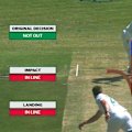 South Africa regrettably chooses not to review a Nic Maddinson lbw shout.
