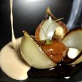 Restaurant Review, Sage, Chestnut Soup with Caramlised Baby Onion, Creme Fraiche Pedro Ximinez Glaze.