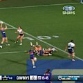 Apii Nicholls produces a moment of brilliance and Lavinia Tauhalaliku goes over.