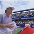 Alex de Minaur sets up a match against Aussie teenager Cruz Hewitt at the Washington Open.