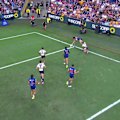 Warriors winger Dallin Watene-Zelezniak scores a trademark diving try in the corner.