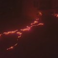 A court has released dramatic footage of the chapel going up in flames after a woman pleaded guilty.