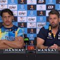 Gold Coast Titans coach Josh Hannay said it makes them 'more frustrated' to get an explanation for officiating from the NRL.