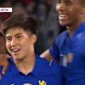 New Chelsea signing Dastan Satpayev scores in the sixth minute, in his first game for the club.