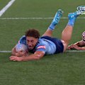 Mark Nawaqanitawase scores his first State of Origin try for NSW in front of a roaring crowd at the MCG. 