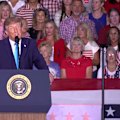 Speaking at a political rally in Nebraska, the US president suggested to a crowd that Iran could 