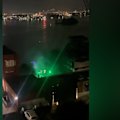 Point Piper neighbours had a bird's-eye view of the party at Di Maloney's home on Saturday night.