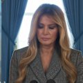 US First Lady Melania Trump has slammed what she described as false claims about her and sex trafficker Jeffrey Epstein.