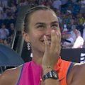 Aryna Sabalenka didn't know how to respond to Jelena Dokic's question about Carlos Alcaraz following her quarter final win in Melbourne.