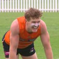 GWS star Tom Green injures his ACL in training.