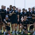 The Wallabies send love to Warringah Rats hooker Wes Thomas, who suffered a serious neck injury in the Shute Shield.
