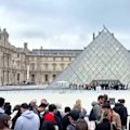 Protesters have blocked the famous Louvre museum in Paris as French authorities introduce limited curfews.