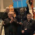 Travellers face disruption as Qantas ground workers and security staff walk off the job.